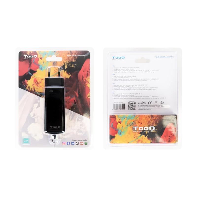 Tooq Carregador portátil GAN USB-C PD 45W Cúbico - Imagem de Detalhe 3