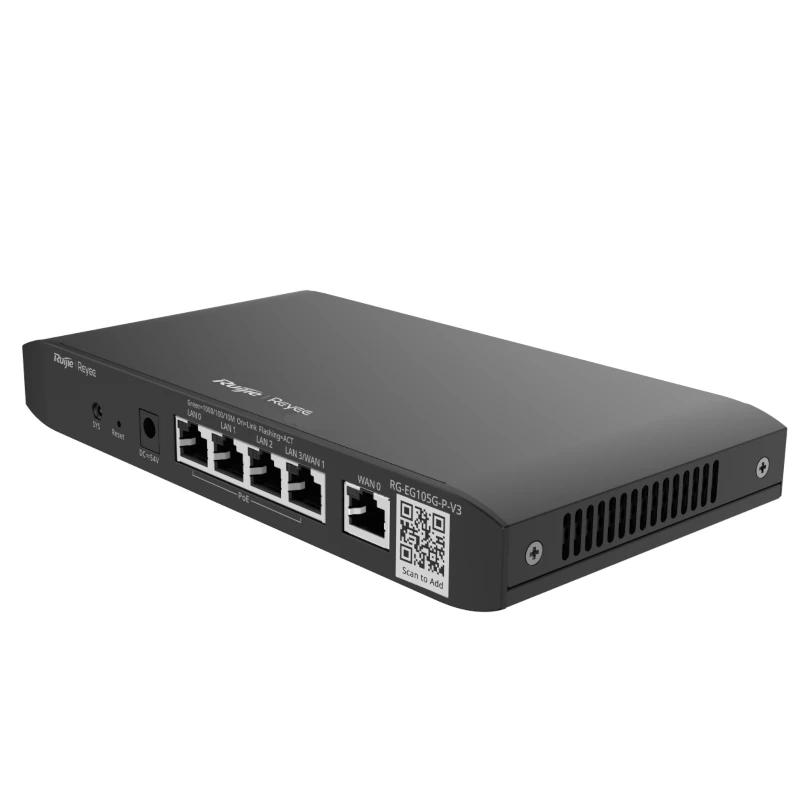 Reyee Cloud Router 5xGbE (4 POE+) 54W 2xWAN - Imagem de Detalhe 1