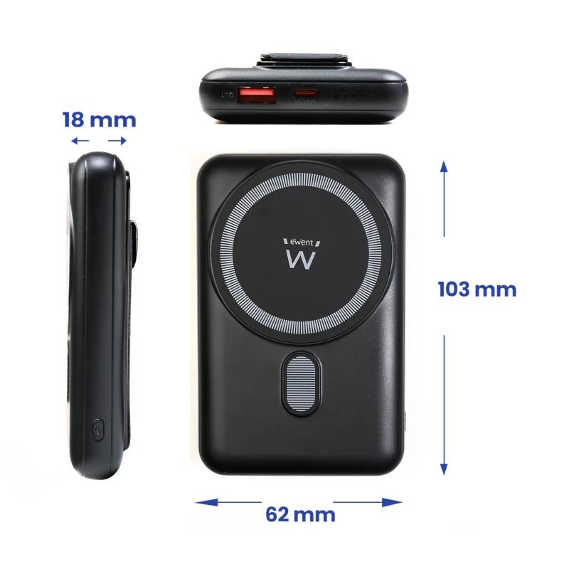 EWENT POWERBANK 10000mAh MagSafe PD 22,5W - Imagem de Detalhe 1