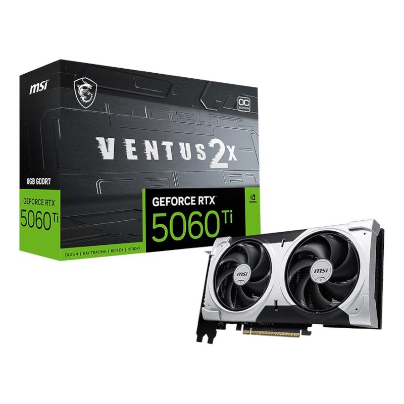 MSI VGA NVIDIA RTX 5060 Ti 8G VENTUS 2X OC PLUS - Imagem de Detalhe 2