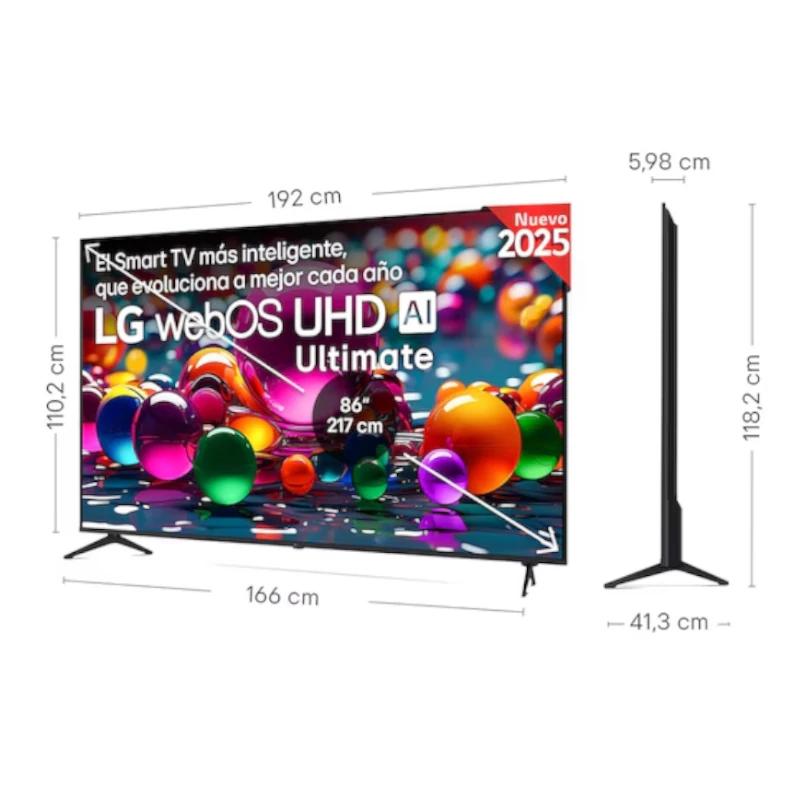 LG MTVLED0986 TV 86" UHD 4K IA STV USB HDMI Bt - Imagem de Detalhe 1