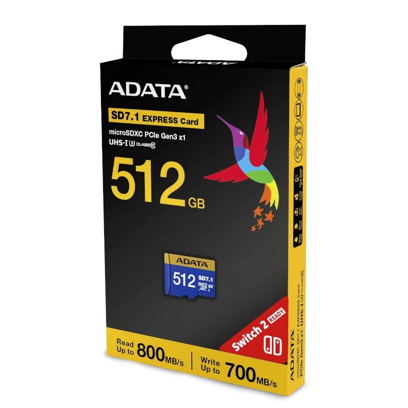 ADATA Extreme microSDXC 512GB SD7.1 Gen3x1 Switch2 - Imagem de Detalhe 3