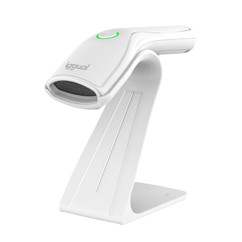 iggual Lector código barras 2D USB botón blanco - Imagem de Detalhe 2