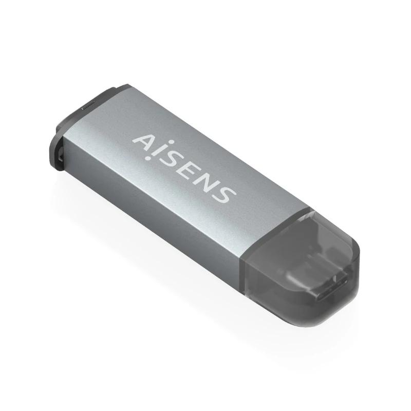 Aisens Lector Tarjetas SD MSD MMC RS-MMC MMCM USBC - Imagem de Detalhe 1