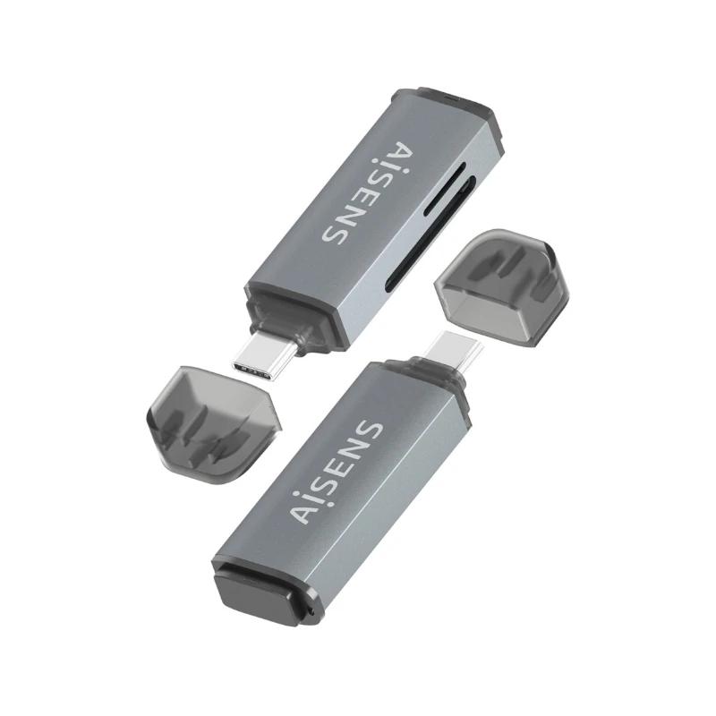 Aisens Lector Tarjetas SD MSD MMC RS-MMC MMCM USBC - Imagem de Detalhe 2