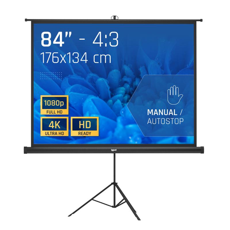 iggual Pantalla 84" 176x134 cm con trípode+bolsa - Imagem de Detalhe 2