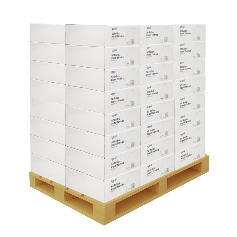 Pack 2400 rollos papel térmico sin BPA 80x80mm - Imagem de Detalhe 1