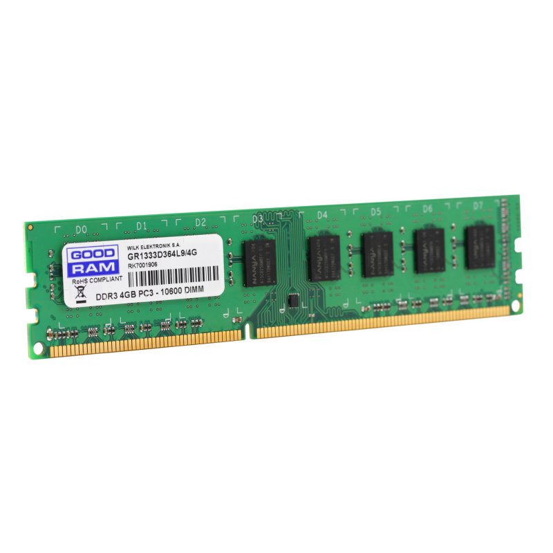 Goodram 4GB DDR3 1600MHz CL11 SR DIMM - Imagem de Detalhe 27