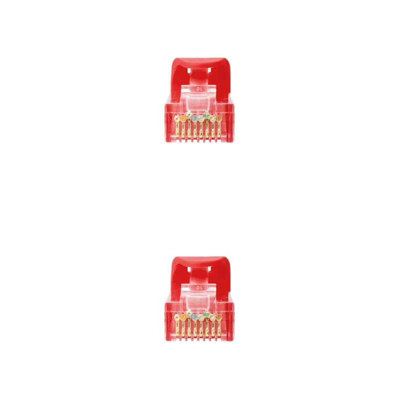 NanoCable Latiguillo Categoria 6A LSZH/UTP 1 Metro Vermelho - Imagem de Detalhe 28