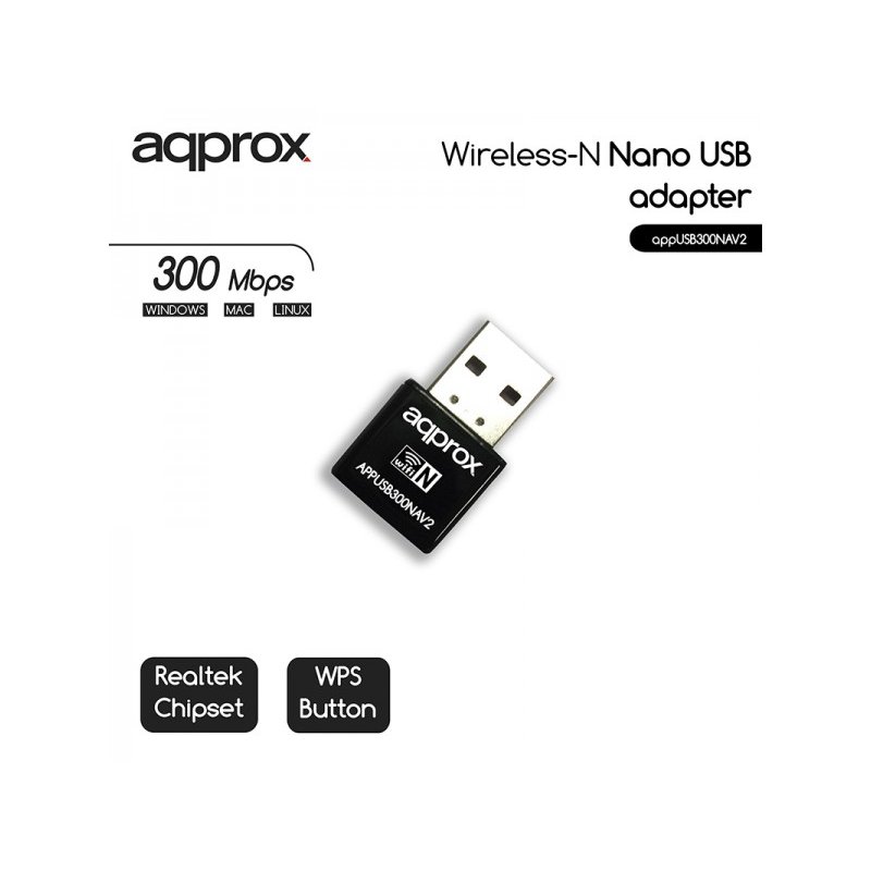 approx! APPUSB300NAV2 Placa de Rede WiFi N300 Nano US - Imagem de Detalhe 15