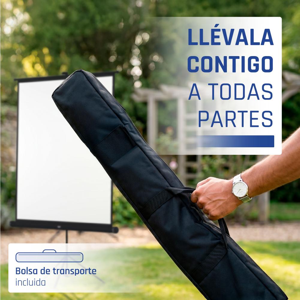 iggual Ecrã 100" 180x180 cm com tripé+bolsa - Imagem de Detalhe 4