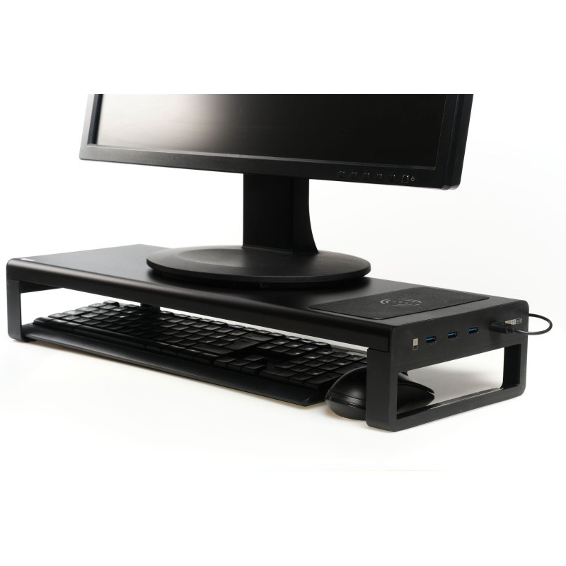 iggual Suporte elevador monitor + HUBx4p + carga Qi - Imagem de Detalhe 45