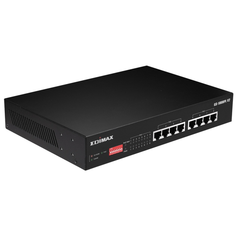 Edimax GS-1008PL V2 Switch 8xGbE PoE+ - Imagem de Detalhe 41