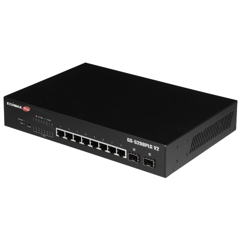 Edimax PRO GS-5208PLG V2 Switch 10xGB PoE+ (2xSFP) - Imagem de Detalhe 27