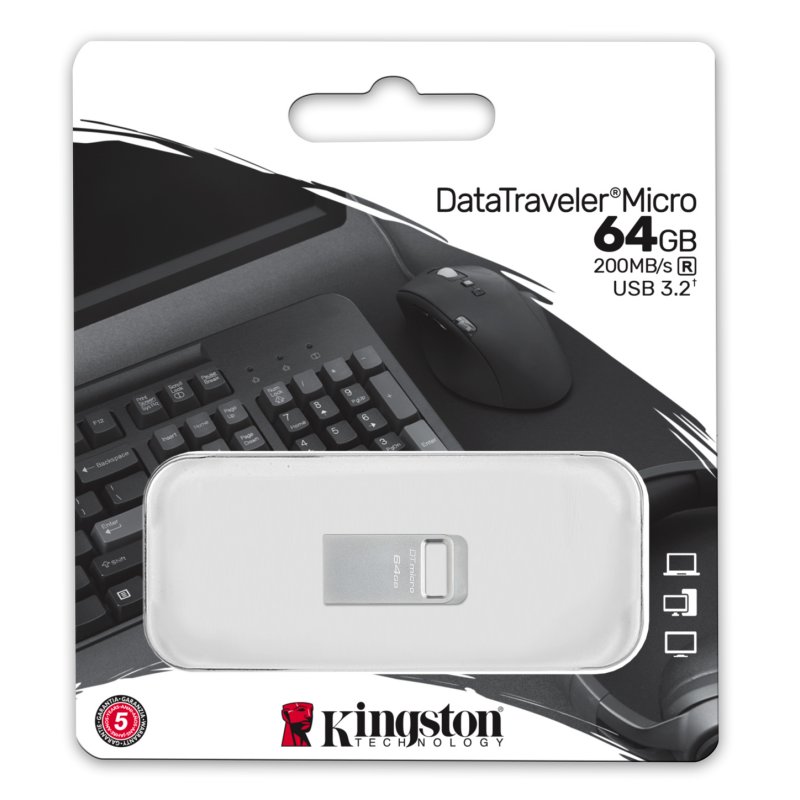 Kingston DataTraveler DTMC3G2 64GB Metal USB3.2 - Imagem de Detalhe 37