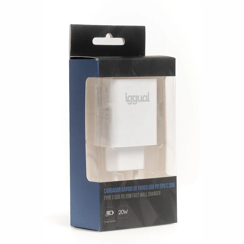 iggual Carregador rápido de parede USB PD tipo C 20W - Imagem de Detalhe 39