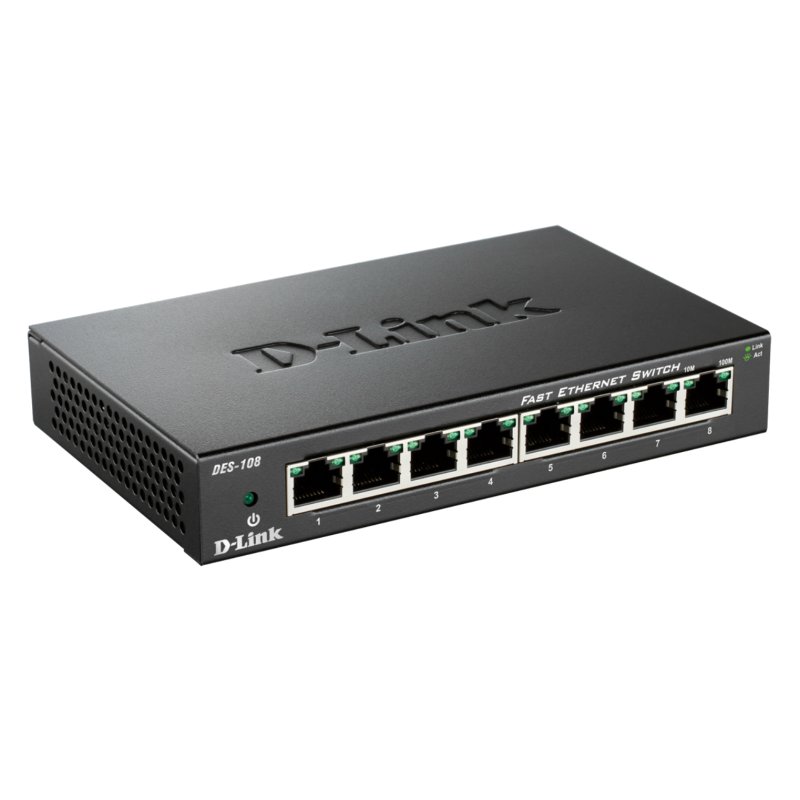 D-Link DES-108 Switch 8x10/100Mbps Metal - Imagem de Detalhe 31