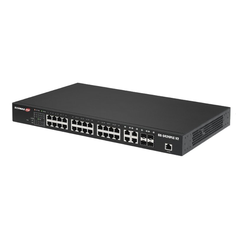 Edimax PRO GS-5424PLC V2 Switch 24xGB PoE+ 4xSFP - Imagem de Detalhe 29