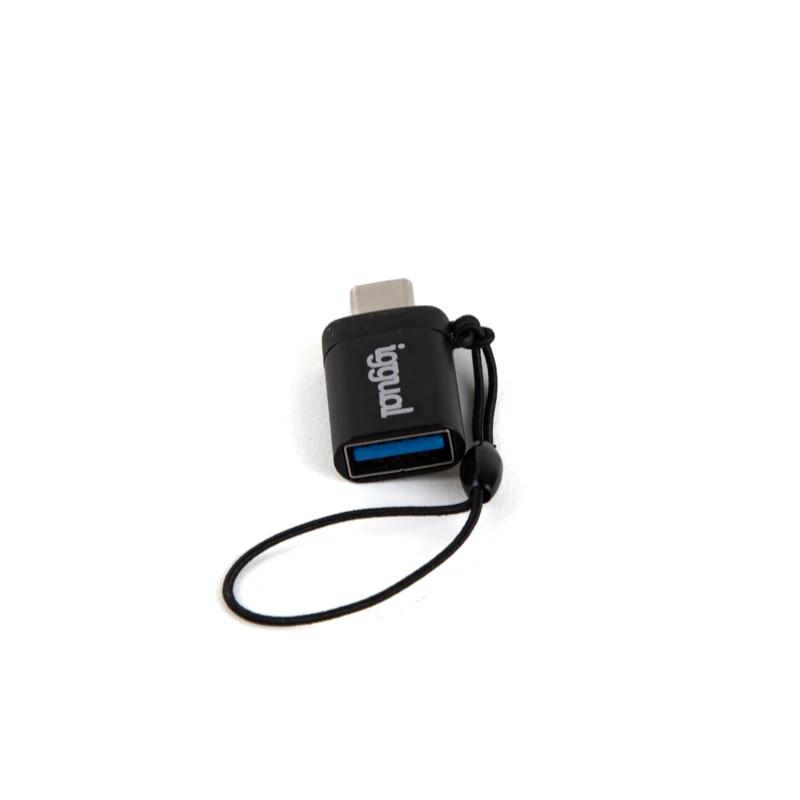 iggual Adaptador USB OTG tipo C a USB-A 3.1 preto - Imagem de Detalhe 8
