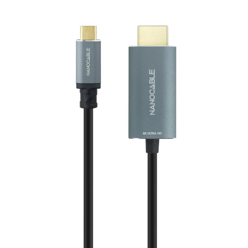 Nanocable Conversor USB-C a HDMI 2.1 8K@60HZ 1.8m - Imagem de Detalhe 7