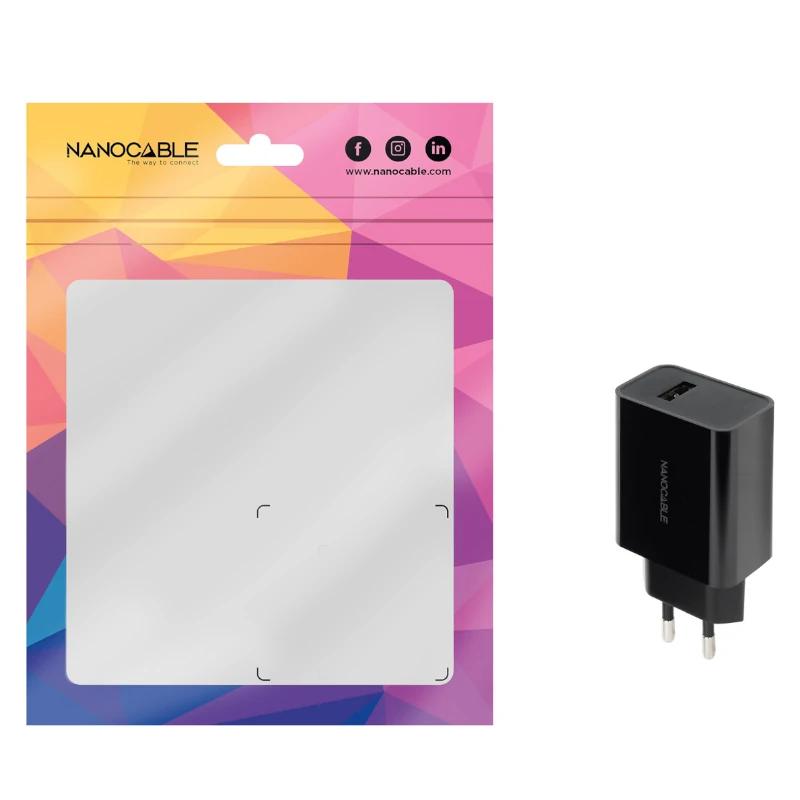 Nanocable Carregador 1 x USB 5V-2.1A Preto - Imagem de Detalhe 4