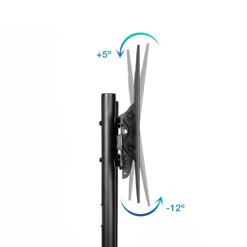 Tooq FS1170M-B Suporte de chão com rodas Ramsés 37"-70" - Imagem de Detalhe 6
