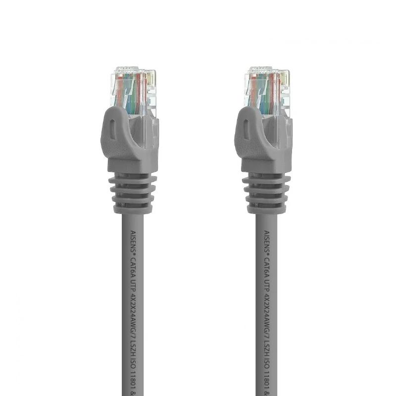 Aisens Latiguillo Rj45 Cat.6A Utp Gris 3.0M - Imagem de Detalhe 2
