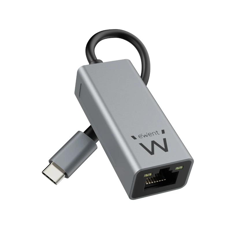 EWENT ADAPTADOR DE REDE GIGABIT USB-C ALUMÍNIO - Imagem de Detalhe 3