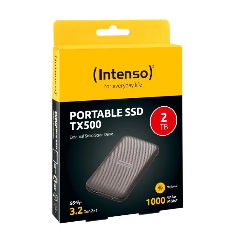 Intenso SSD Externo TX500 2Tb USB-C 3.2 Gen 2x1 - Imagem de Detalhe 2