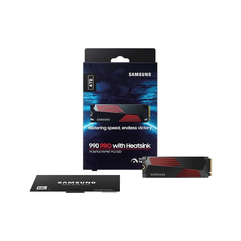 Samsung 990 PRO Heatsink SSD 4TB PCIe 4.0 NVMe M.2 - Imagem de Detalhe 4