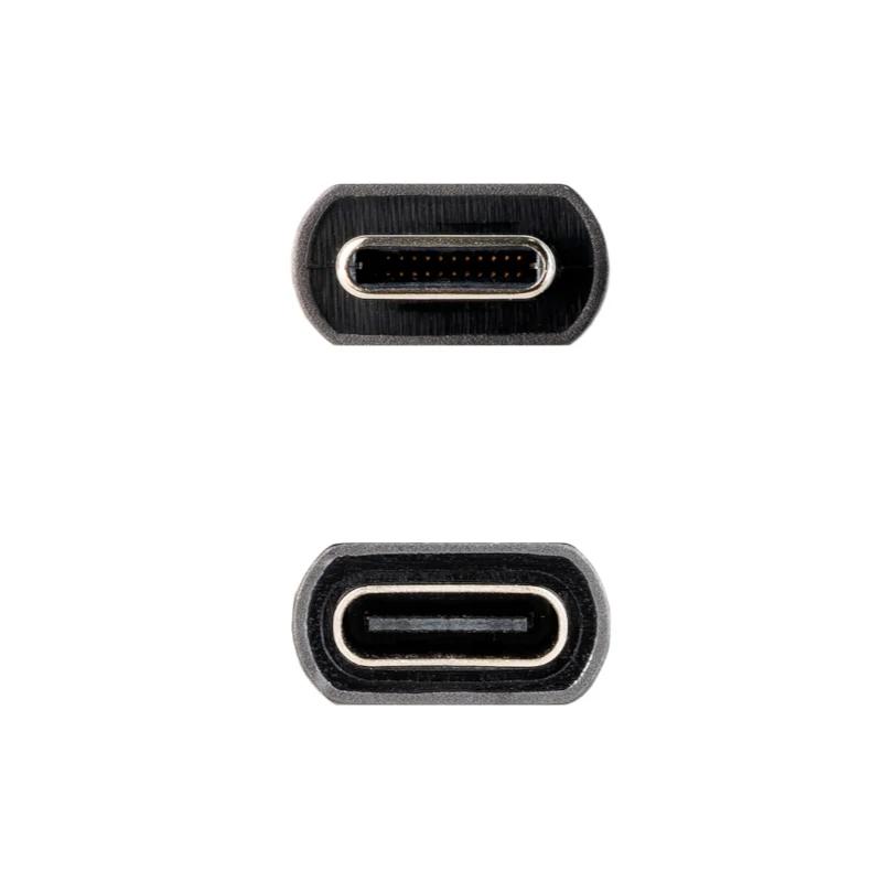 Nanocable Cabo USB 3.2 Gen2 USB-C M/H 0,5 M Preto - Imagem de Detalhe 4