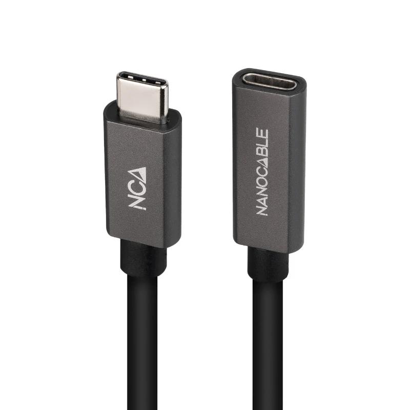 Nanocable Cabo USB 3.2 Gen2 USB-C M/H 1,5 M Preto - Imagem de Detalhe 4