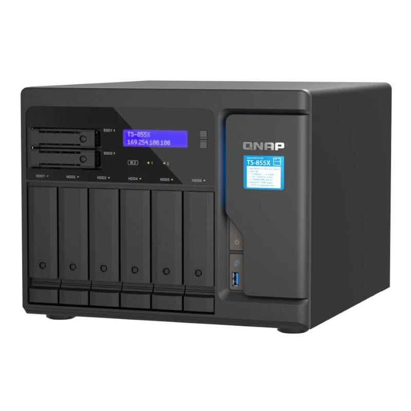 QNAP TS-855X-8G NAS 6+2 Baía 2x2.5GbE 4xUSB - Imagem de Detalhe 5