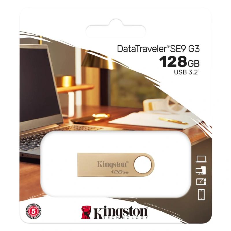 Kingston DataTraveler SE9 G3 128GB USB 3.2 Gen1 - Imagem de Detalhe 4