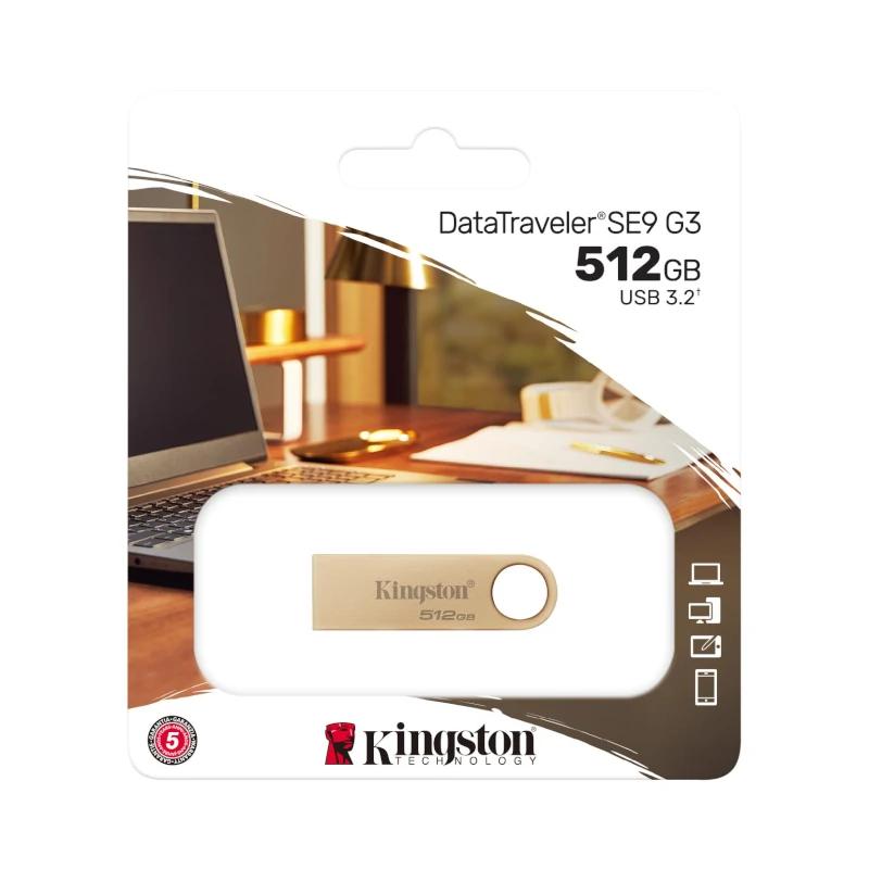 Kingston DataTraveler SE9 G3 512GB USB 3.2 Gen1 - Imagem de Detalhe 4