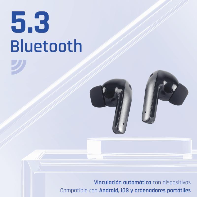 iggual Auriculares sem fios TWS Bluetooth negr - Imagem de Detalhe 8