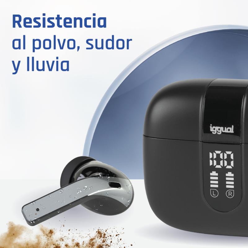 iggual Auriculares sem fios TWS Bluetooth negr - Imagem de Detalhe 11