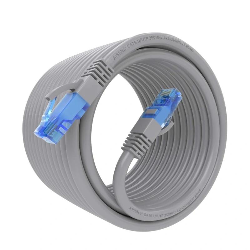 Aisens Cabo RJ45 Cat.6 UTP AWG26 CCA Cinza 10M - Imagem de Detalhe 3
