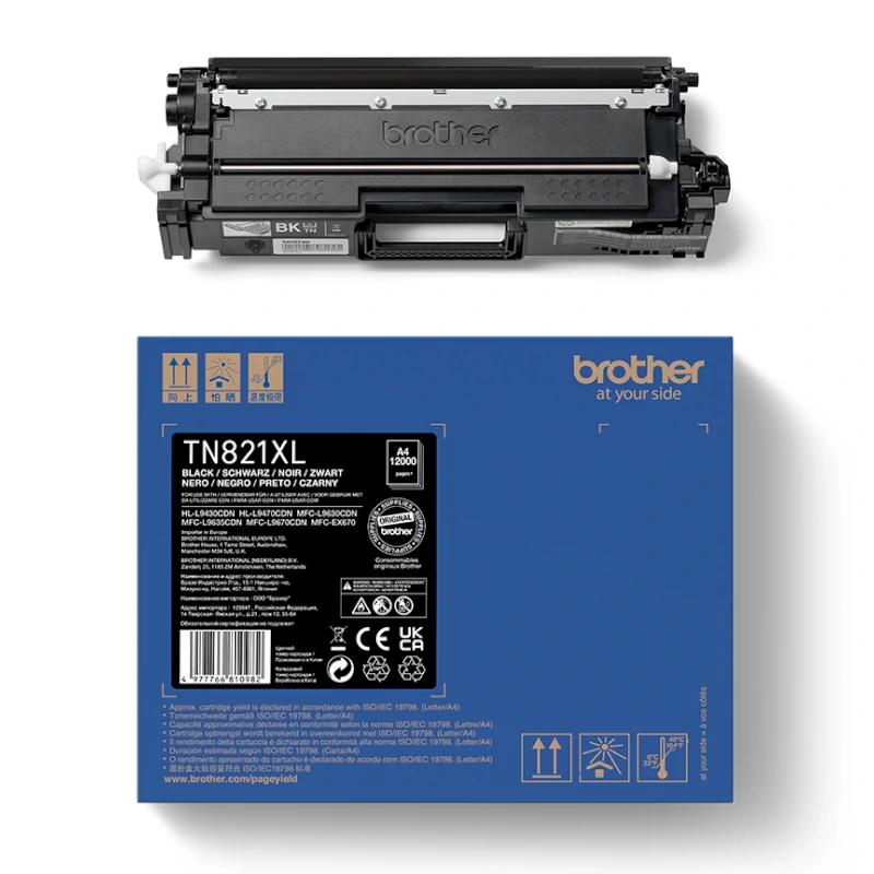 Brother Toner TN821BKXL Preto - Imagem de Detalhe 3
