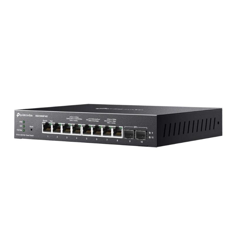 TP-Link SG2210XMP-M2 Switch 8x2,5Gb PoE+ 2xSFP+ - Imagem de Detalhe 5