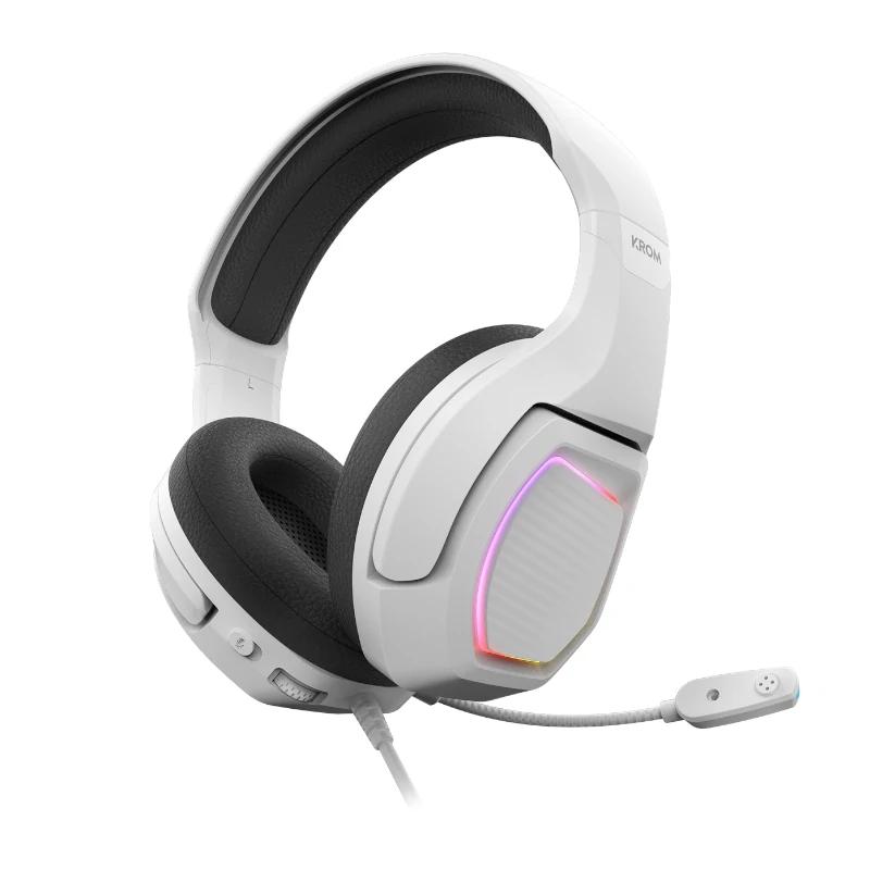 KROM KOPA AURICULARES GAMING 7.1 VIRTUAL BRANCO - Imagem de Detalhe 1