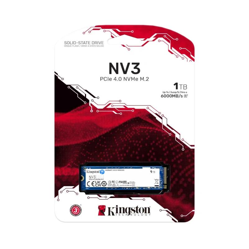 Kingston NV3 SSD 1TB PCIe NVMe Gen 4.0 - Imagem de Detalhe 1