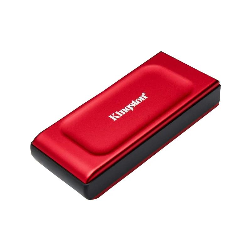 Kingston XS1000 eSSD 1Tb USB 3.2 tipo-C Vermelho - Imagem de Detalhe 1