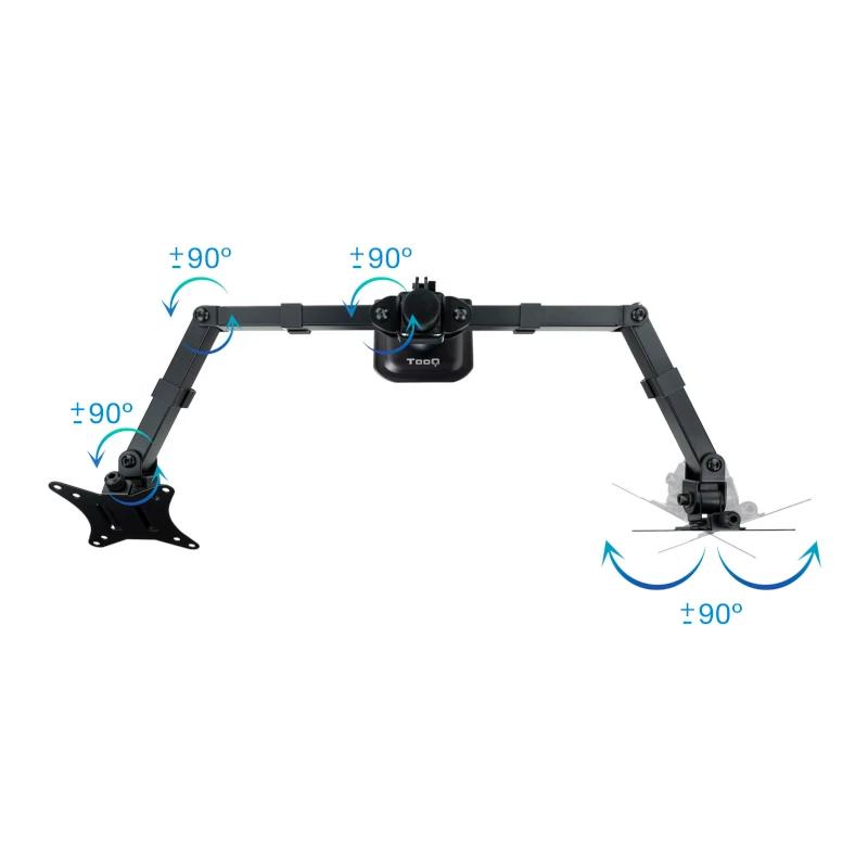 Tooq Suporte de mesa DB1802TN-B 2 braçOS 17-27" - Imagem de Detalhe 3