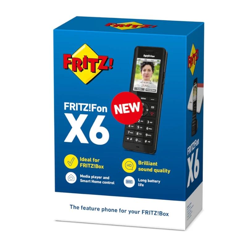 FRITZ! Fon X6 Telefone sem fios DECT Preto - Imagem de Detalhe 3
