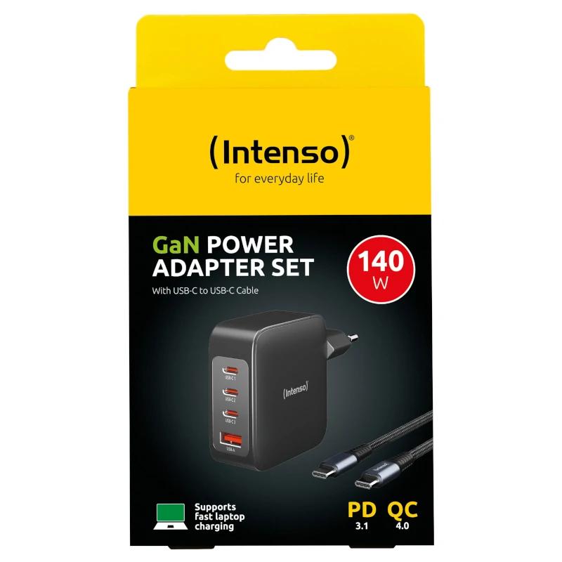 Intenso | KIT Carregador GaN W140A3C + Cabo USB-C - Imagem de Detalhe 1
