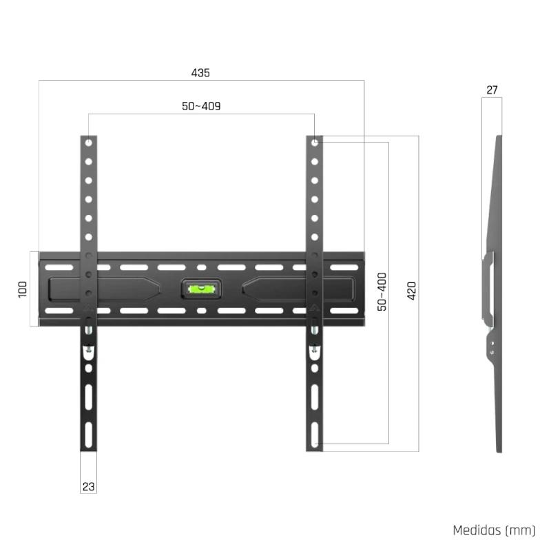 iggual SPTV11-L Suporte TV 21"-75" 45Kg parede Fixo - Imagem de Detalhe 1