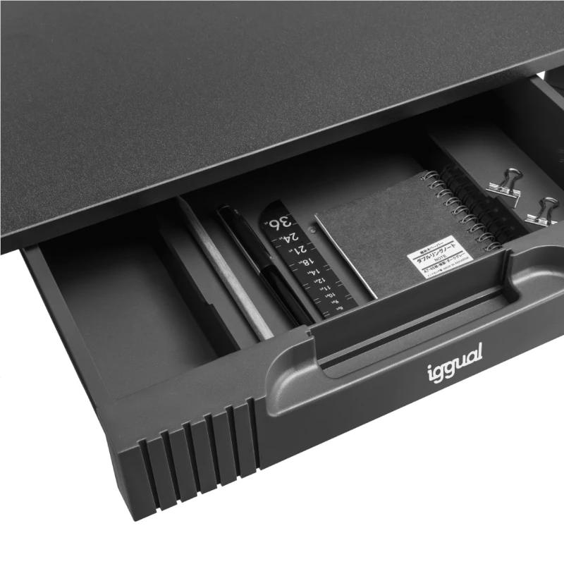 iggual EM1C Elevador monitor 1 gaveta preto - Imagem de Detalhe 2