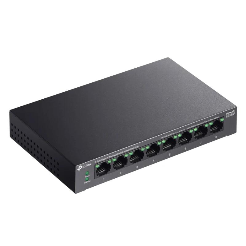TP-Link LS108GP Switch 8xGb PoE+ 62W Desktop - Imagem de Detalhe 3