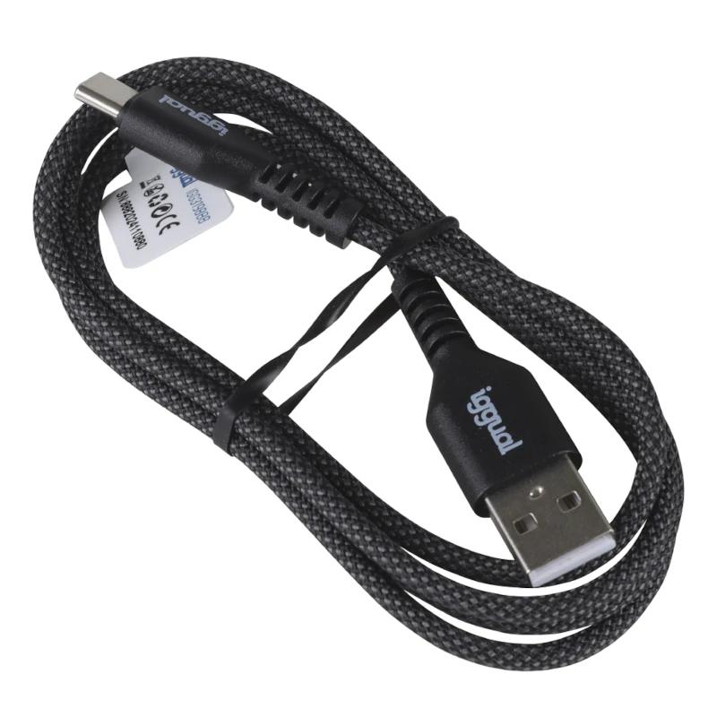 iggual Cabo USB-A para tipo C 3A 100 cm trançado - Imagem de Detalhe 1